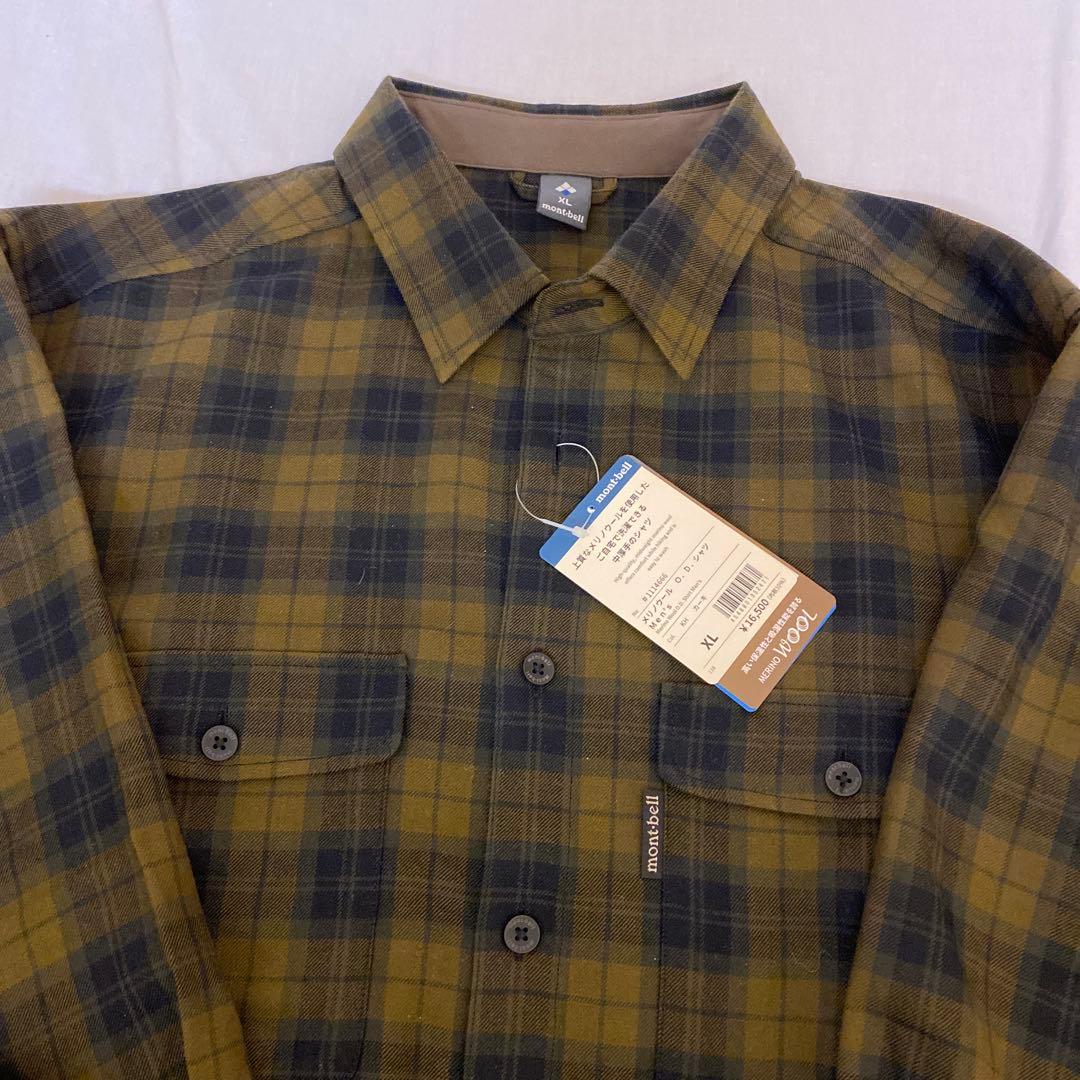 mont•bell メリノウール中厚手シャツ