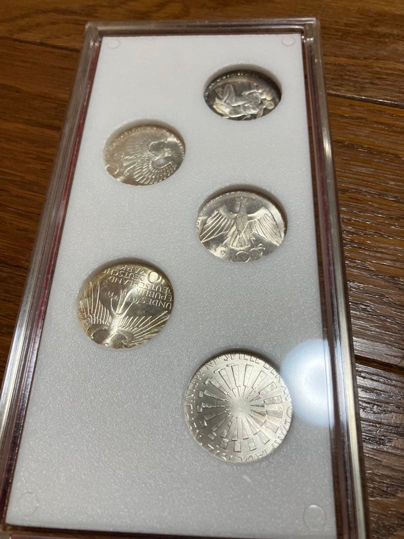 ミュンヘンオリンピック記念銀貨セット