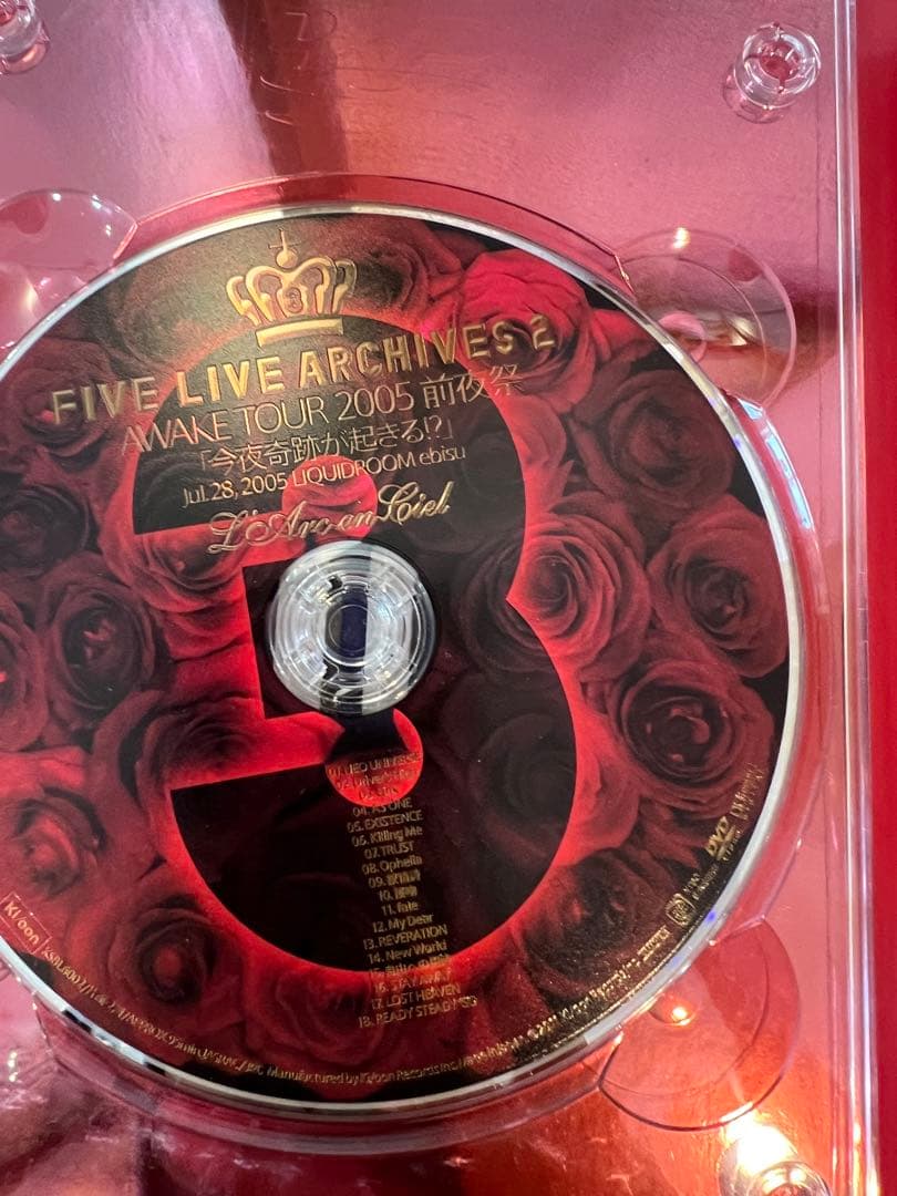 ミュージック L'Arc~en~Ciel FIVE LIVE ARCHIVES 2