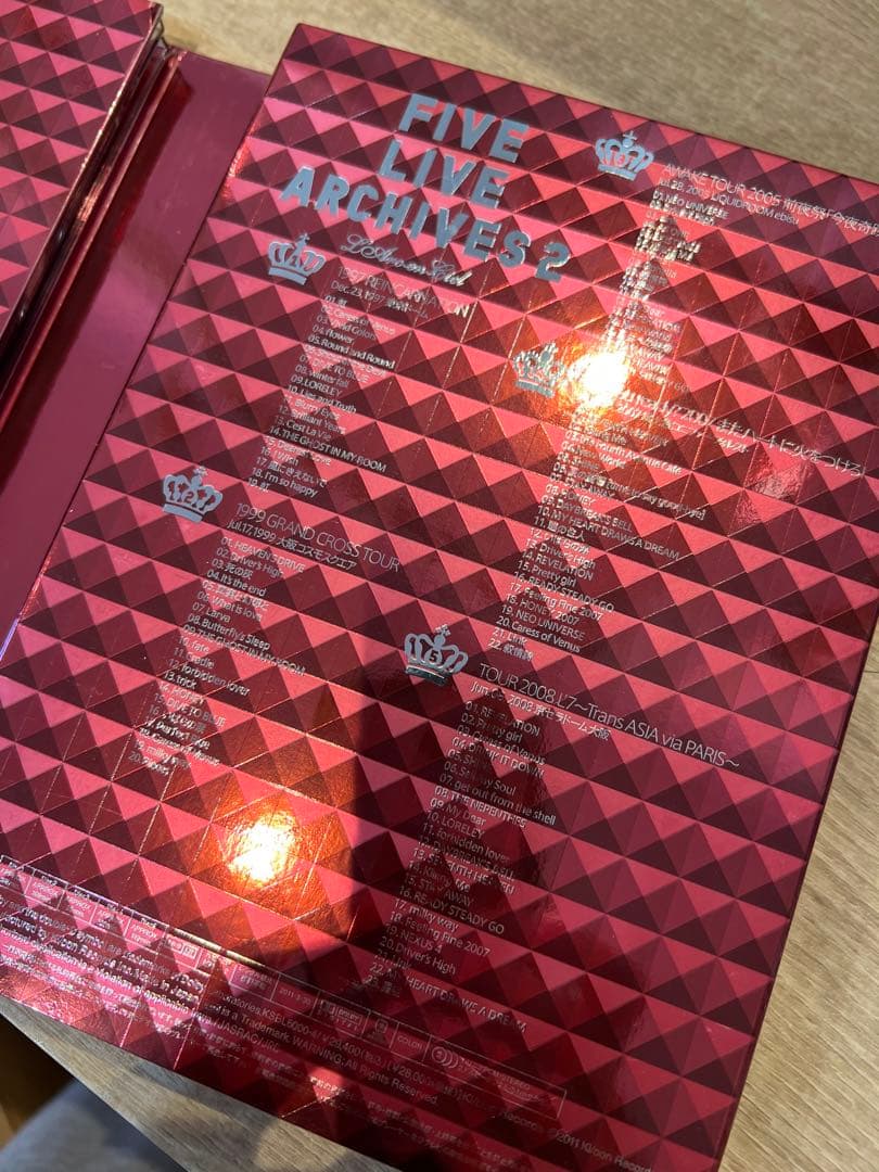 ミュージック L'Arc~en~Ciel FIVE LIVE ARCHIVES 2