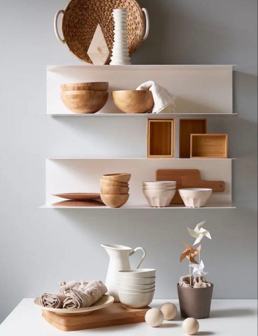 IKEA BOTKYRKA ウォールシェルフ　2個セット