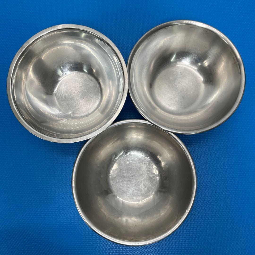 調理用ボウル11個セット　ステンレス　業務用　おまけザル2個付き