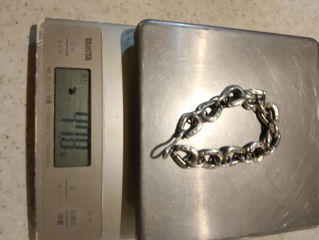 す*し様 総重量　47.8g　DRY BONES オールシルバーオールドホースシ