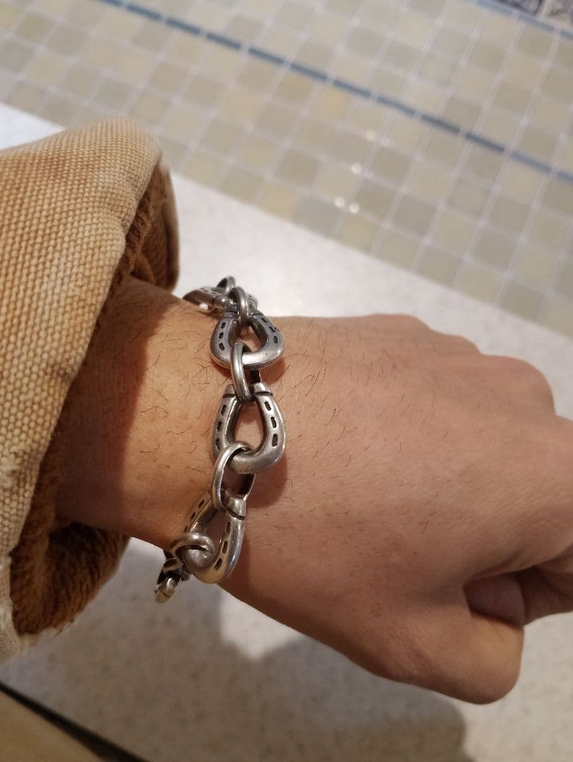 す*し様 総重量　47.8g　DRY BONES オールシルバーオールドホースシ