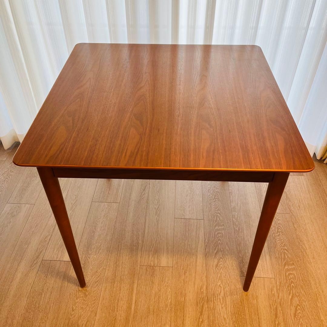 NOCE ブラウン 木製 正方形 ダイニングテーブル