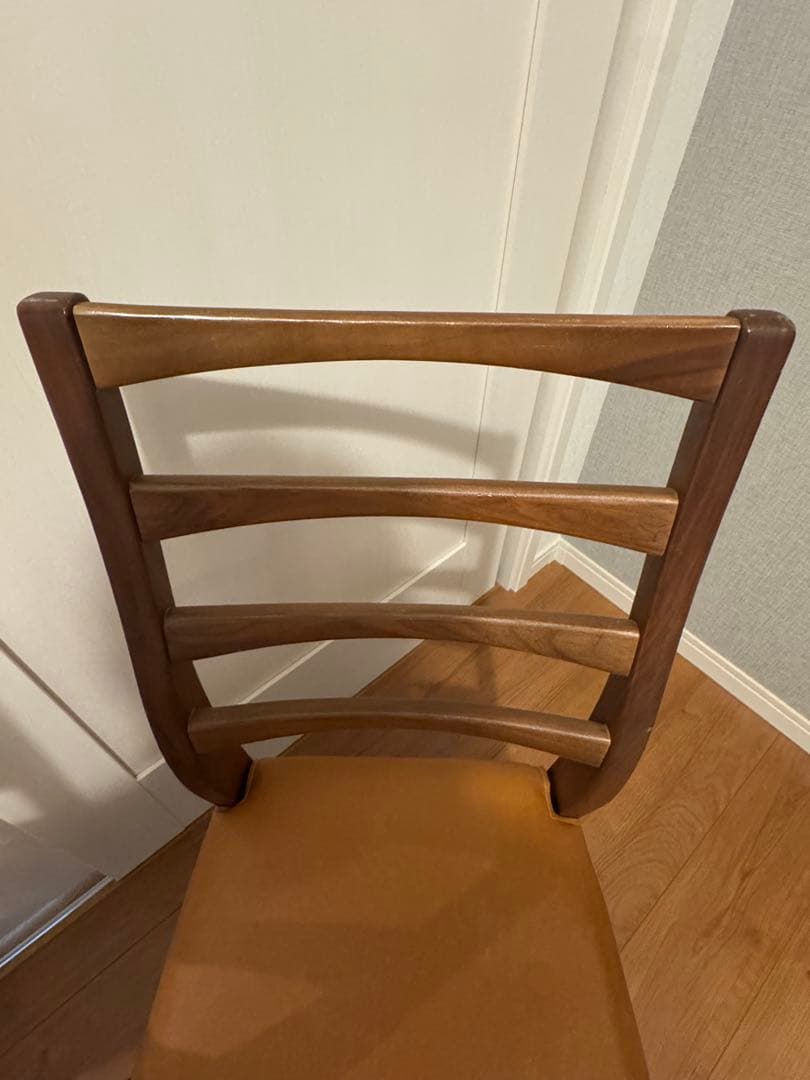 ダイニングチェア　2脚　ウォルナット　イス　ダイニング