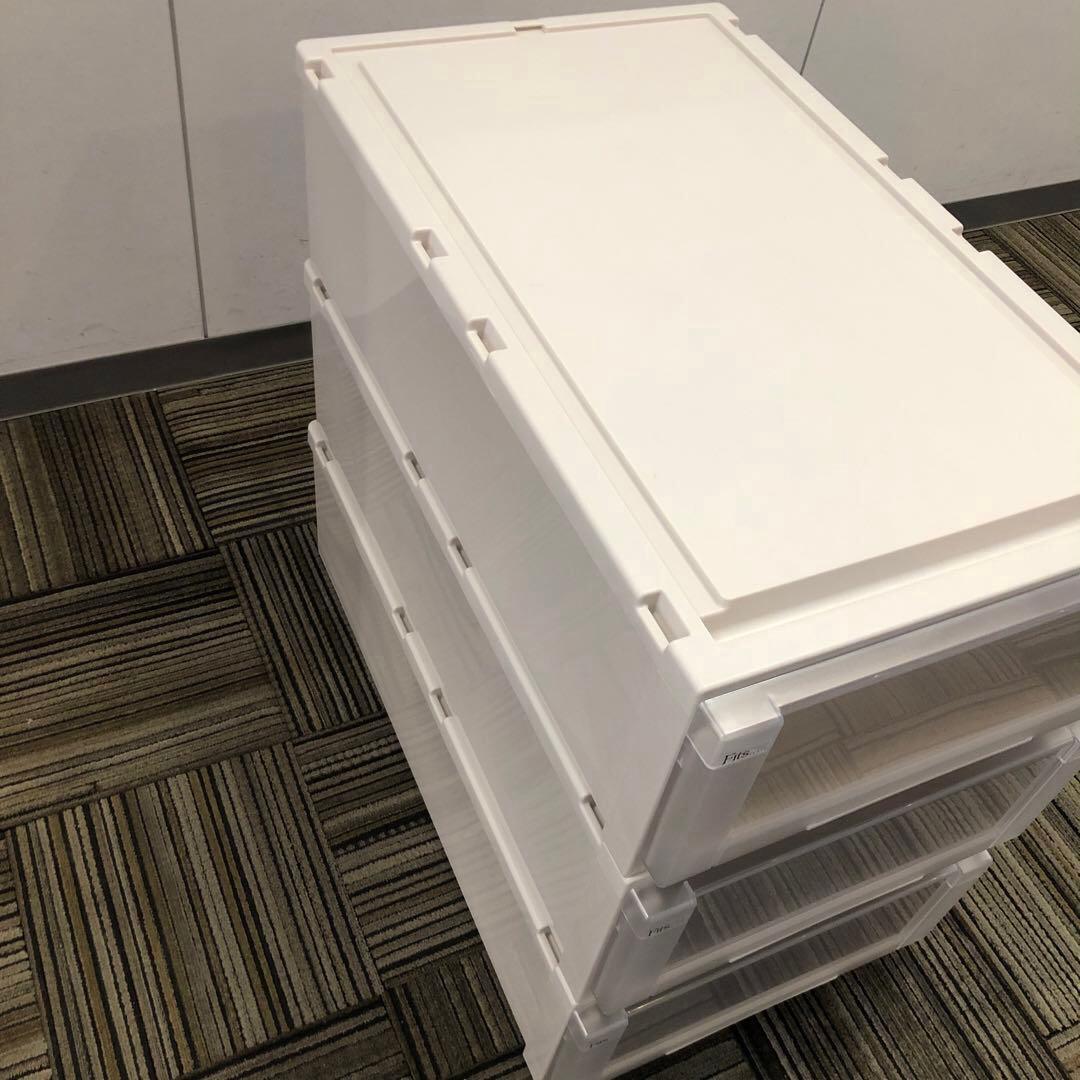 天馬 Fits フィッツ ユニットケース 押入れ用 3個セット