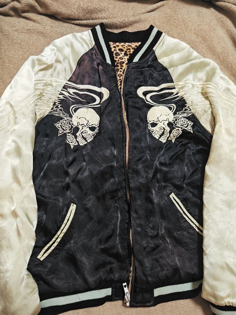 Back Street Crawler スカジャン 日本限定レーヨン レオパード