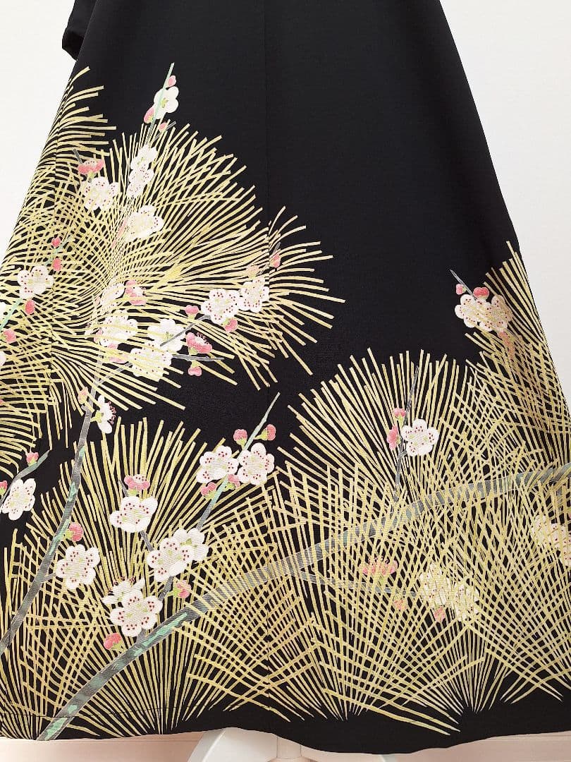 着物リメイクワンピース3656