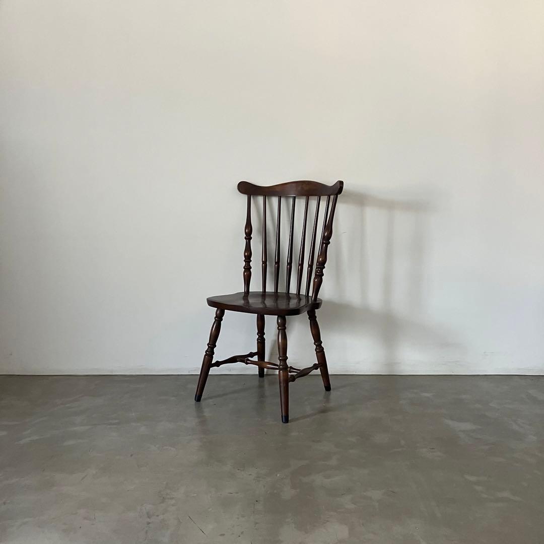 レトロ　アンティーク　古家具　キツツキ　柏木工　飛騨産業　ウィンザーチェア　椅子