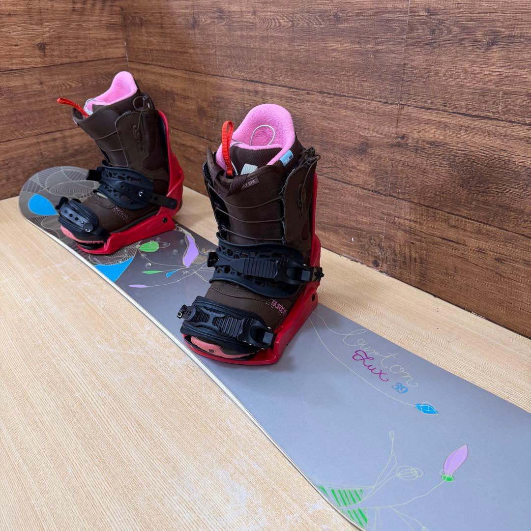 美品　BURTON ZUMA 初心者オススメ レディース　スノーボード3点セット