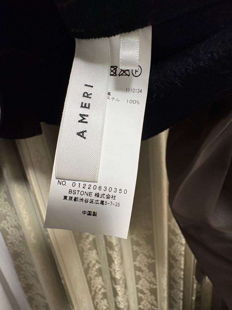 ジャケット・アウター Ameri ROUND SYNTHETIC LEATHER JACKET