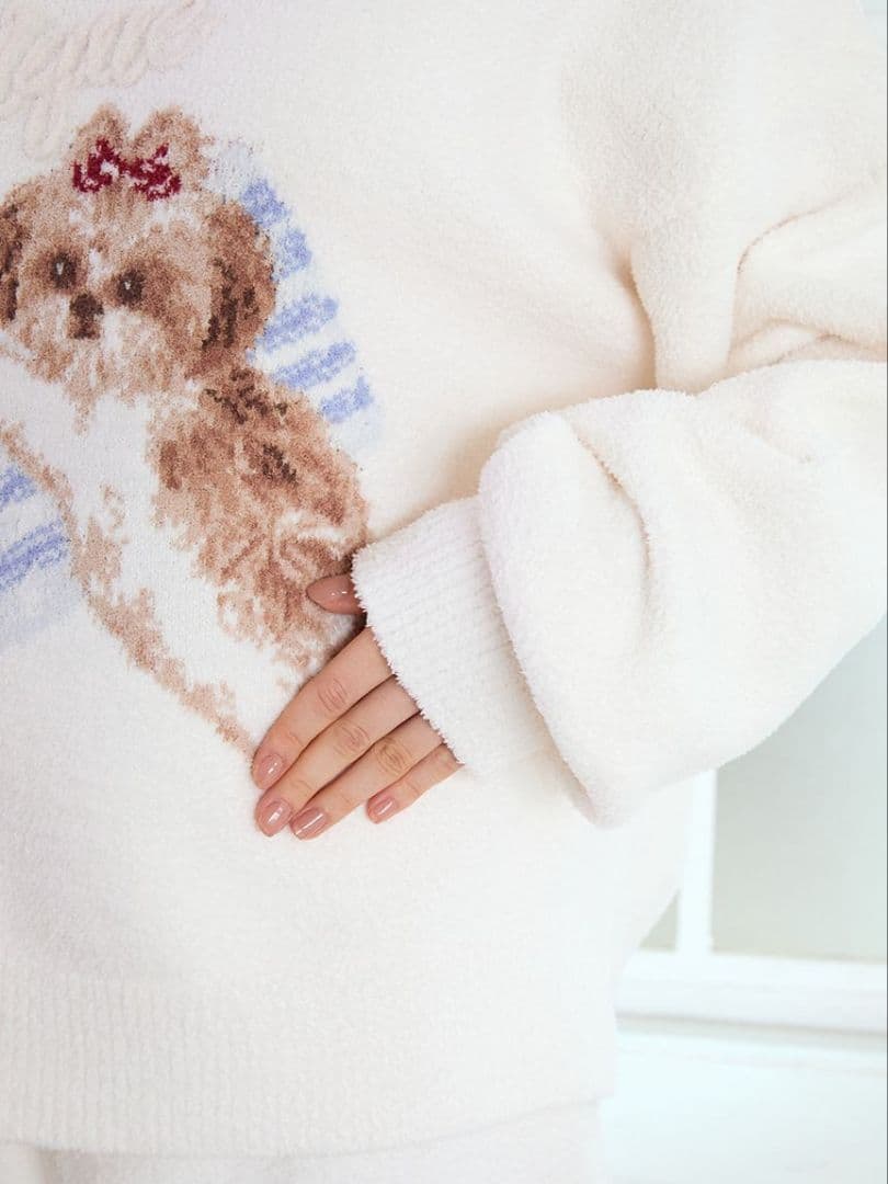 シーズージャガードプルオーバー ベビモコロングパンツセット