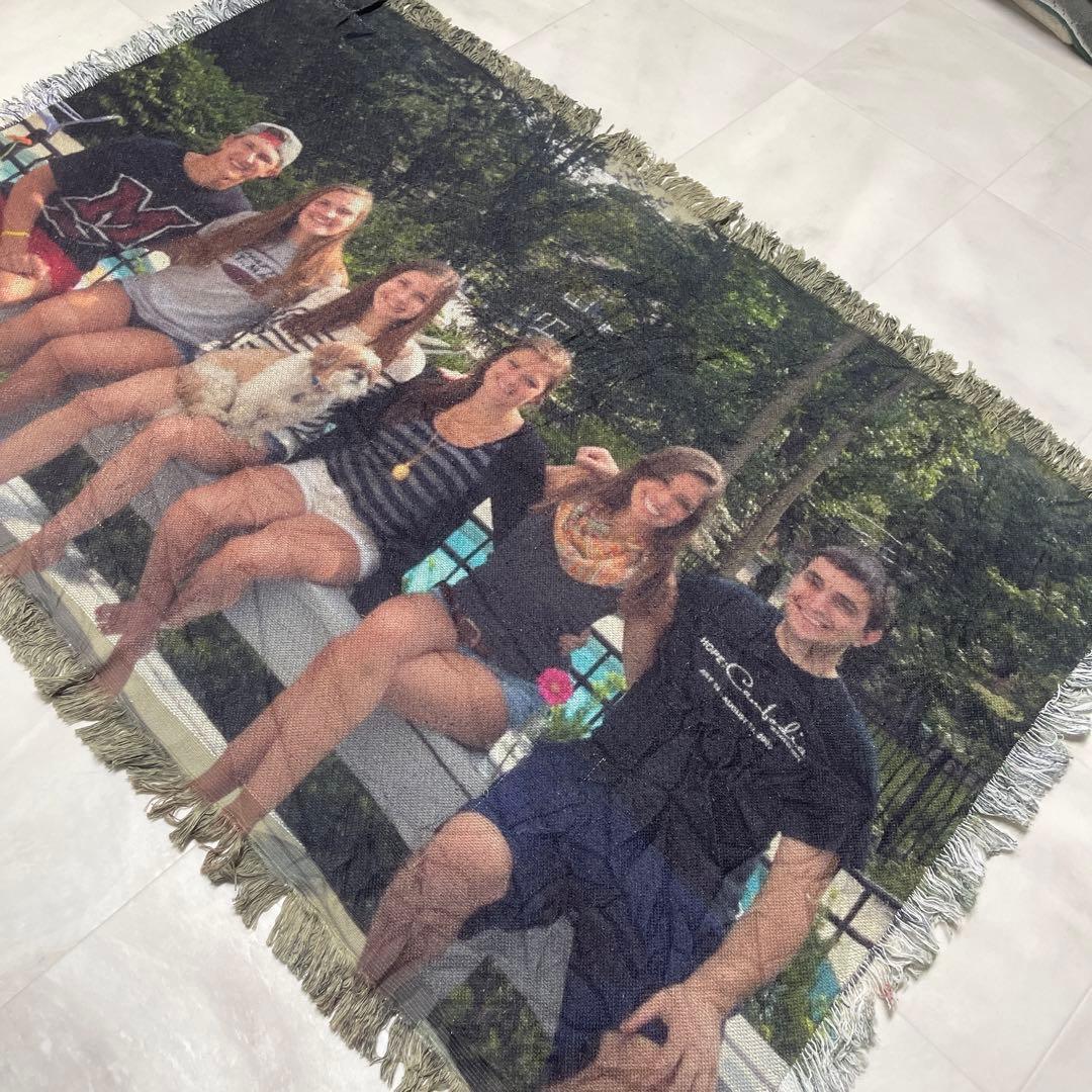 family マルチカバー　ソファーカバー　ヴィンテージラグ　95x142