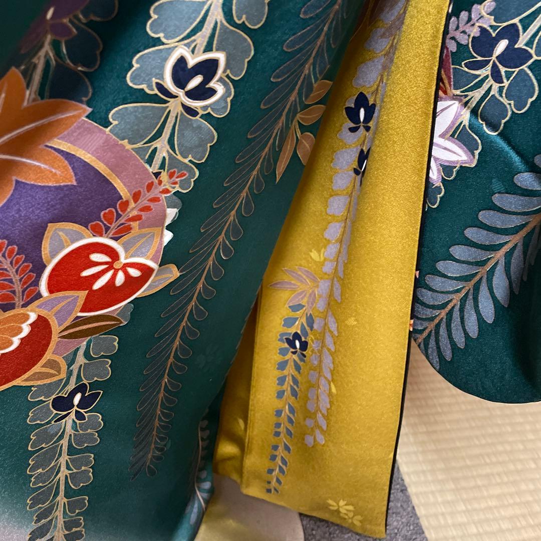 正絹　高級振袖　長襦袢セット