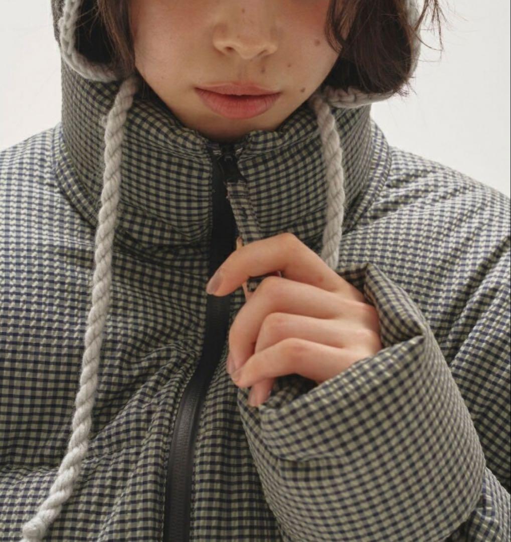 【TODAYFUL】チェックダウンジャケット