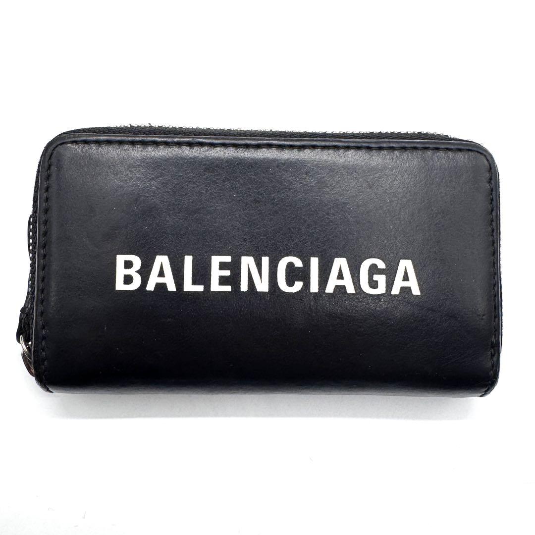 付属品完備✨バレンシアガ　ケース　小銭入れ　エブリデイ　財布　レザー　黒