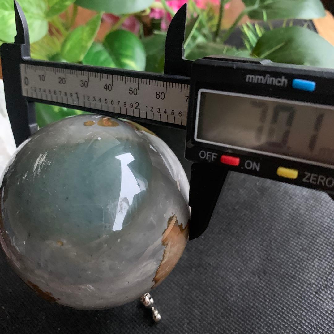 激レア！マダガスカルオーシャンジャスパー大玉70.1mm まるで絵画のよう♡