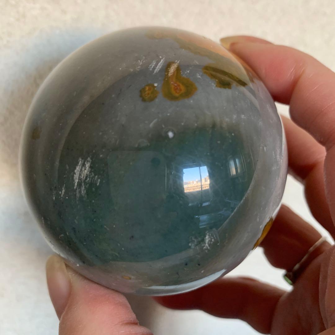 激レア！マダガスカルオーシャンジャスパー大玉70.1mm まるで絵画のよう♡