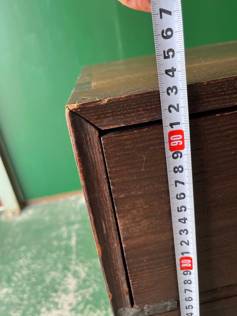 和箪笥 昭和レトロ 当時物 インテリア アンティーク ビンテージ 鉄金具