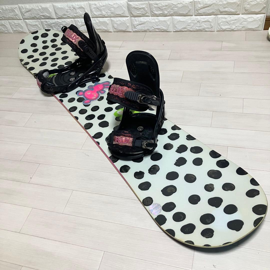 バック付/BURTON SOCIALバートンスノーボードセット138バインS/M