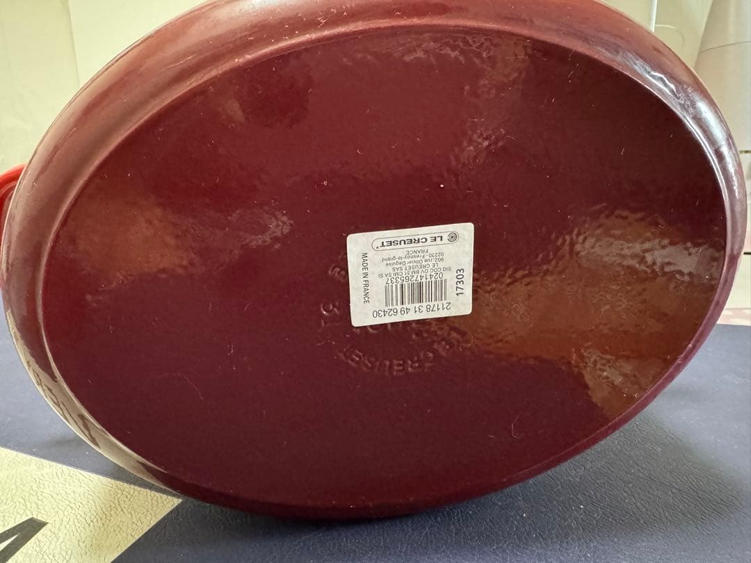 未使用品LE CREUSET 鍋 31cm レッド
