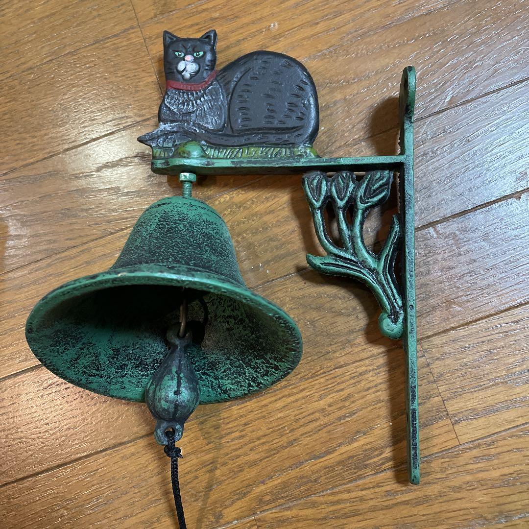 真鍮製ガーデンベル　玄関ベル　ネジ付