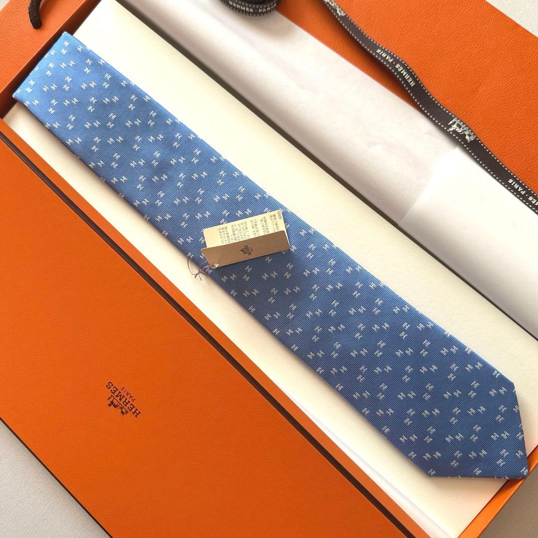エルメス ネクタイ《デジタルH》新品 未使用