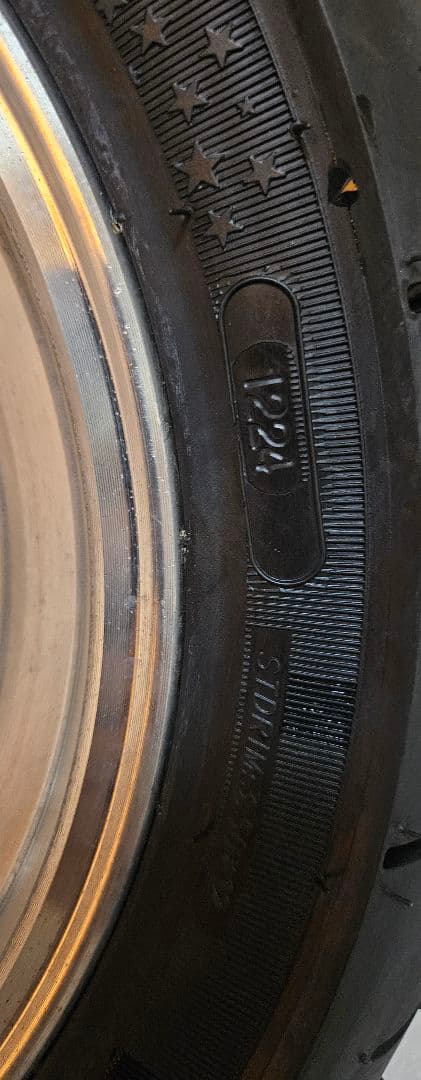 ジャイロキャノピーフロントアルミホイール　FRIENDWAYタイヤセット