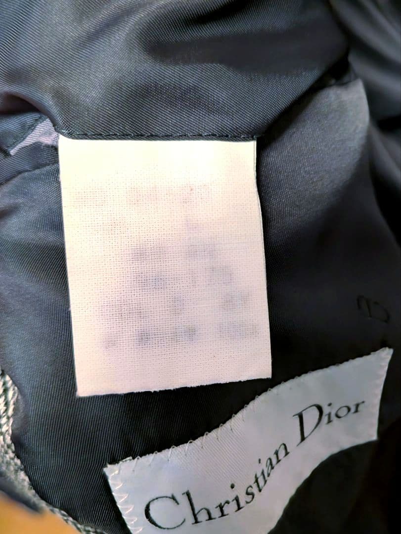 美品 クリスチャンディオール カシミヤコート　ステンカラー　L　チェスター