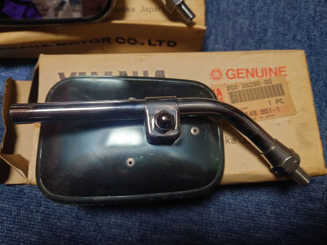 SR400 SR500 バックミラー 左右セット 未使用品
