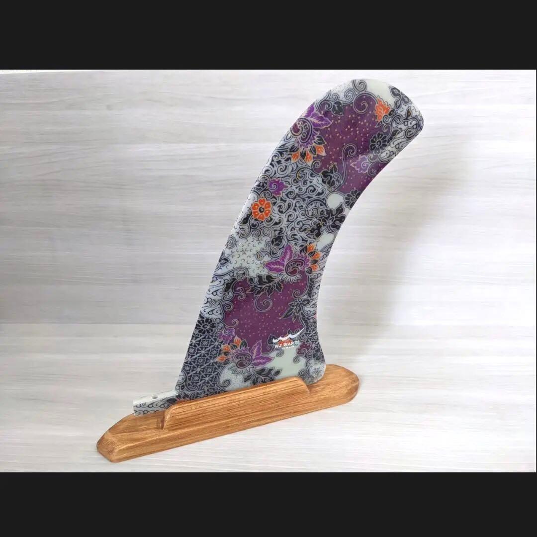 シングルフィン 9.0 インチ バティックフィン