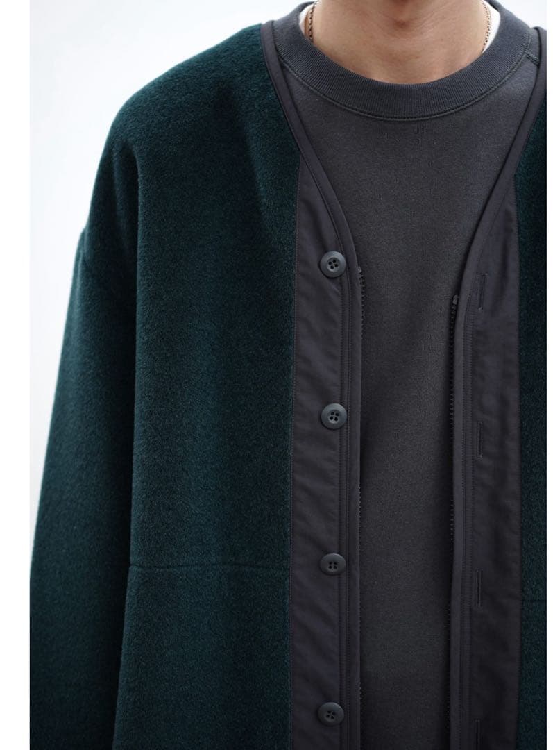 ナ*ツ様 定価5.2万graphpaper Wool Alpaca Boa Bl