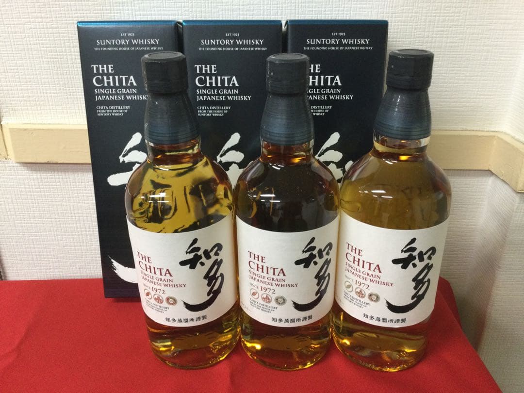 サントリー　知多　ウイスキー 3本セットギフト箱入り
