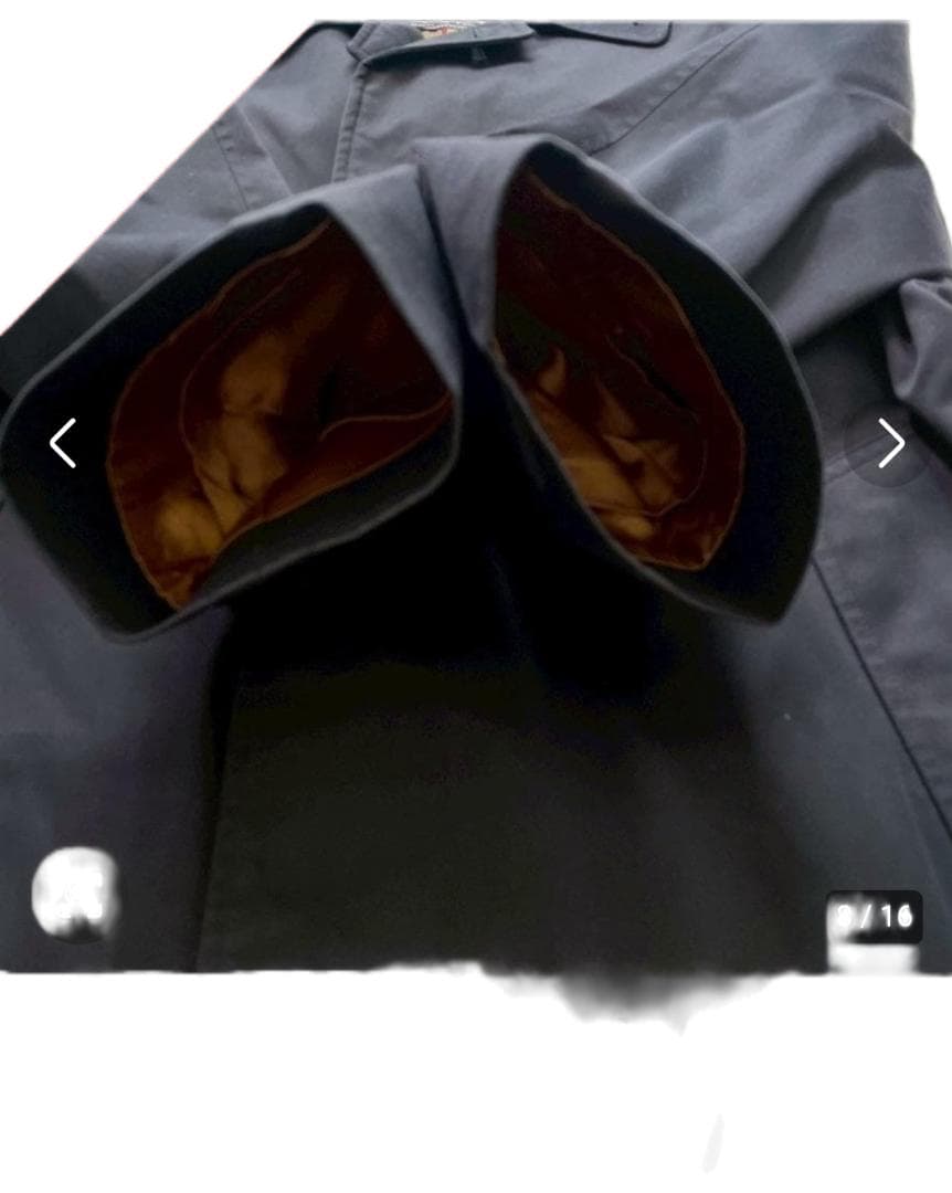 BURBERRYS London 英国製 濃紺ステンカラーコートノバチェック