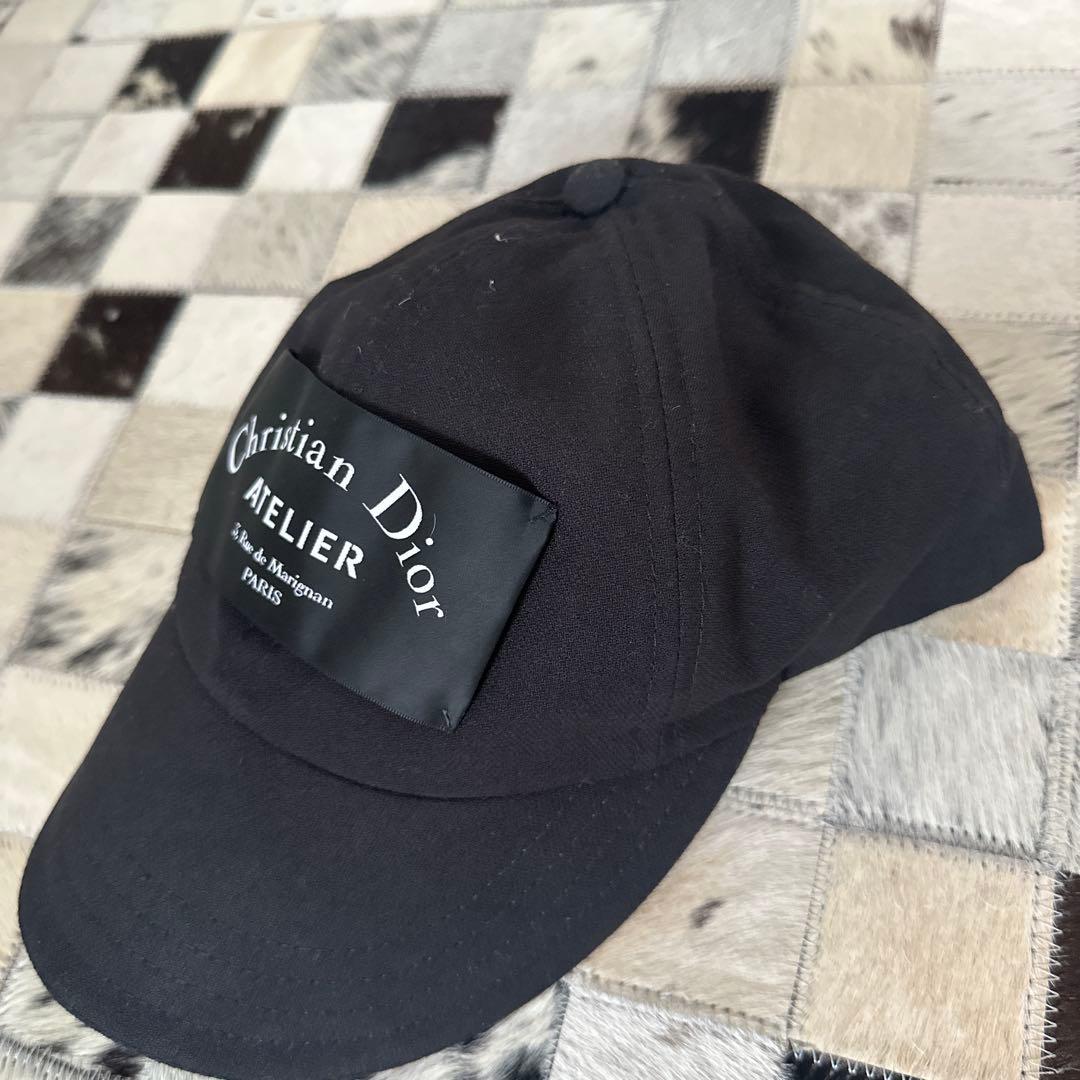 Dior HOMME ディオールオム アトリエロゴキャップ 帽子 S