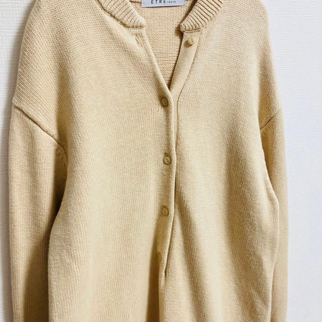 【美品】ETRE TOKYO エトレトウキョウ クルーネックコットンニット M