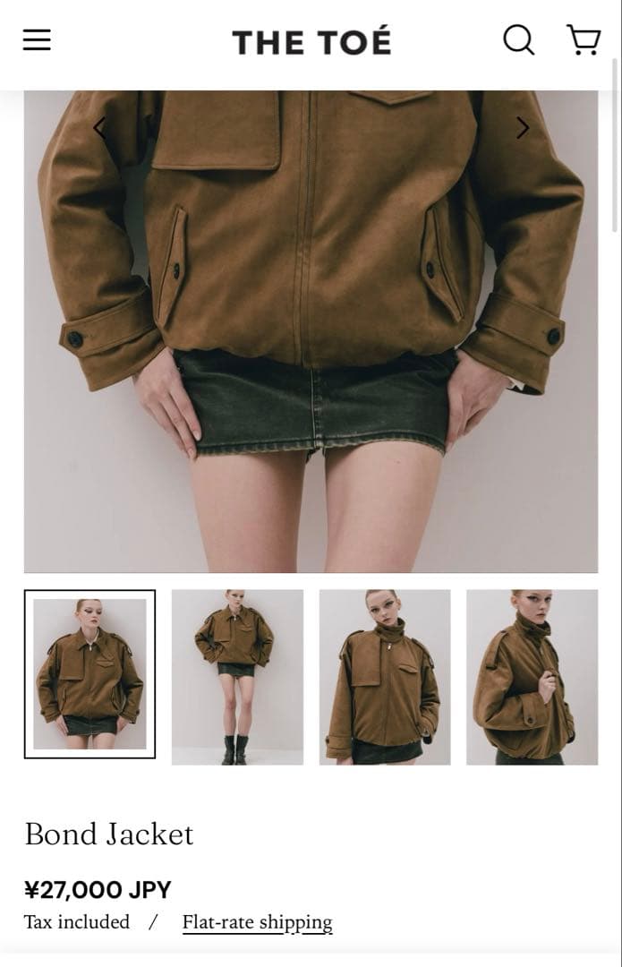 【美品】THE TOE Bond Jaket