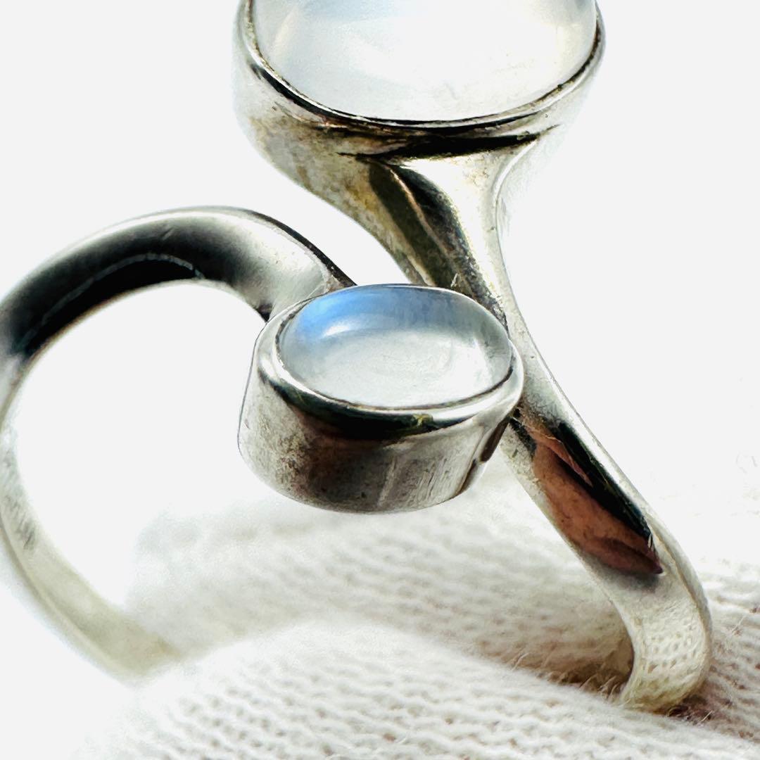 希少　  159 リング　ムーンストーン　13号　925S