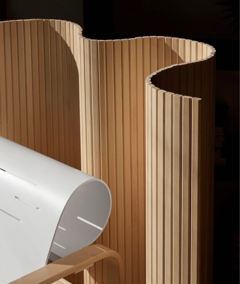 即配達‼️木製 波形パーテーション ウッド