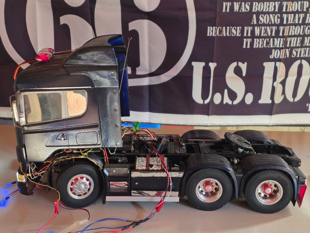 スカニアR620 6×4 トラック ラジコンタミヤ 1/14 現状中古品