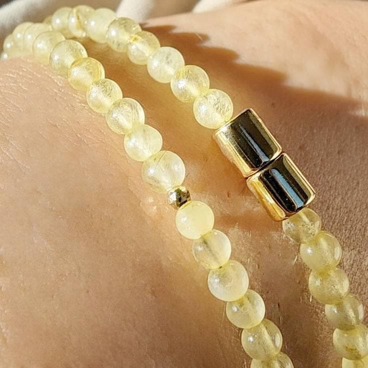 【数量限定】ゴールドルチル×K18 3WAYブレス ネックレス アンクレット