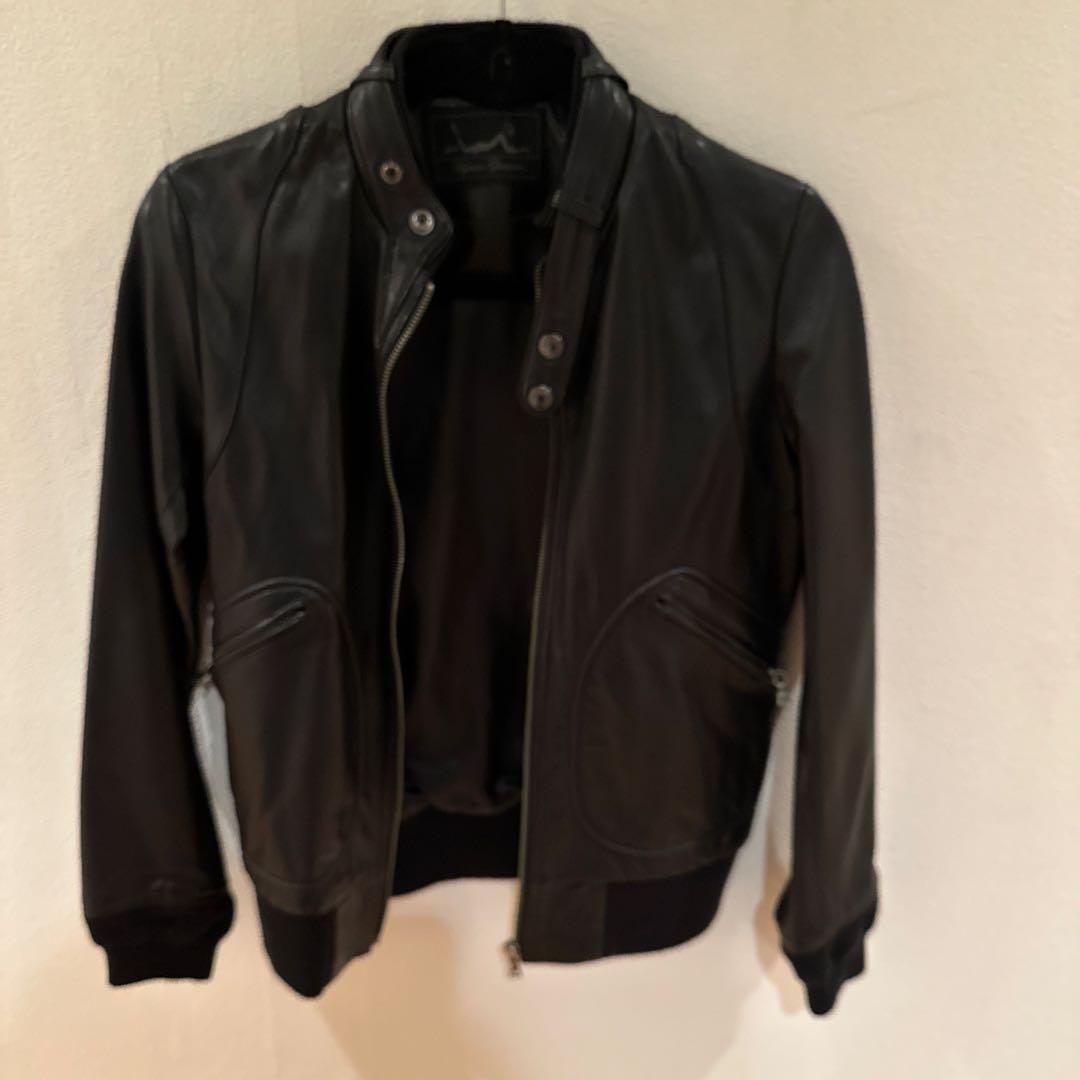 楽一番公式様用 HYSTERIC GLAMOUR 黒革ライダースレディース