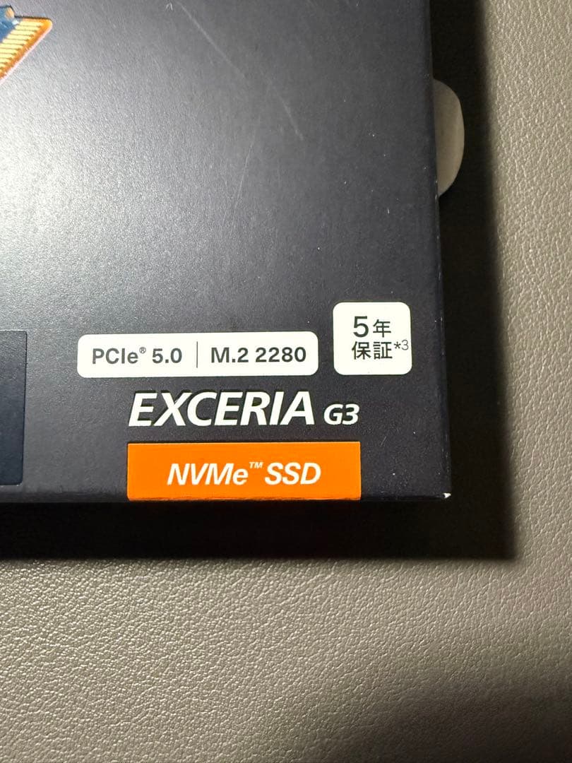 キオクシア 内蔵SSD KIOXIA 1TB 10,000MB/s