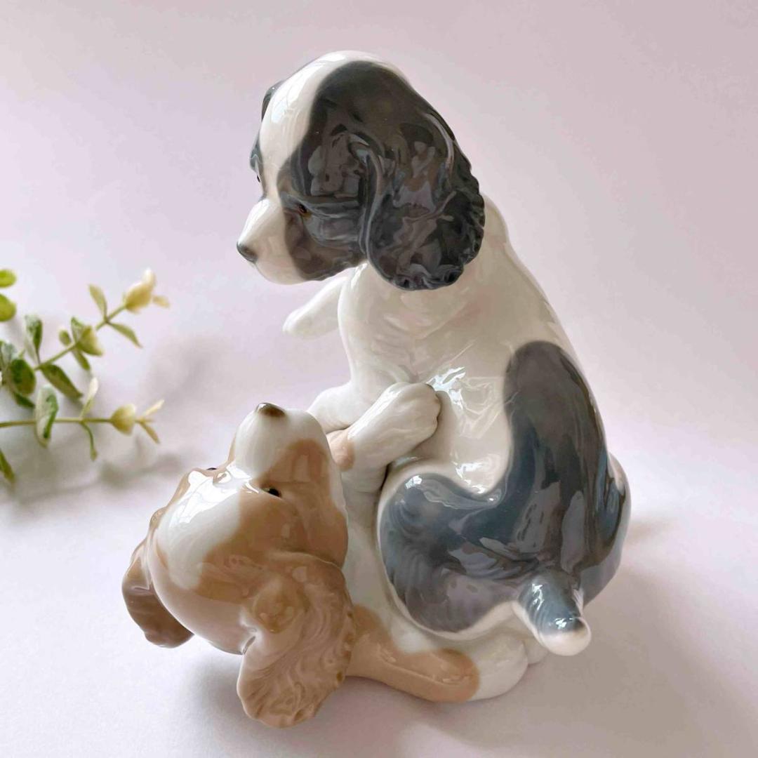 NAO 犬 フィギュリン 置物 手描き スペイン