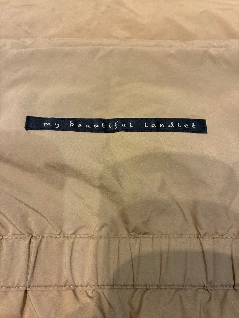 【21AW my beautiful landlet ダウンビッグストール】