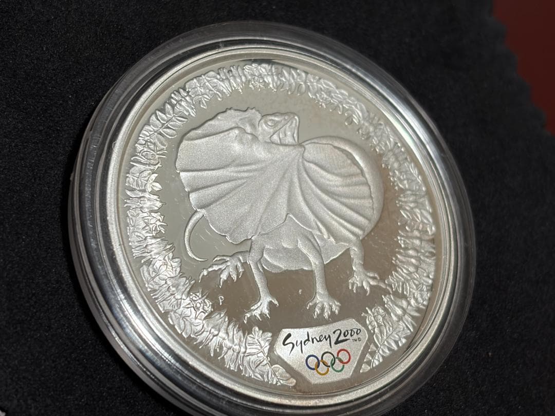 １オンス純銀貨 オーストラリア 2000年 シドニーオリンピック 5ドル銀貨