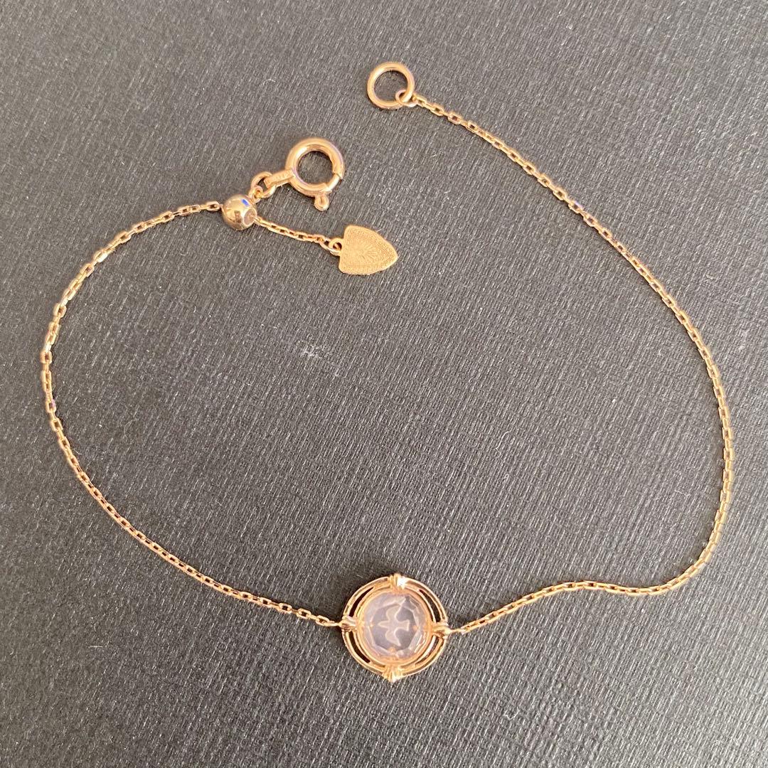 agete 10k 小鳥 ブレスレット