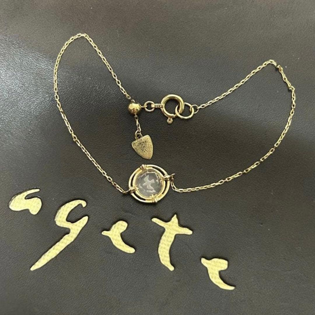 agete 10k 小鳥 ブレスレット