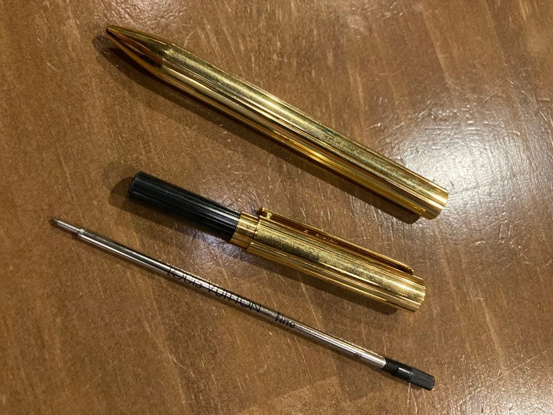 LOUISVUITTON ルイビトン　VINTAGE ゴールドボールペン